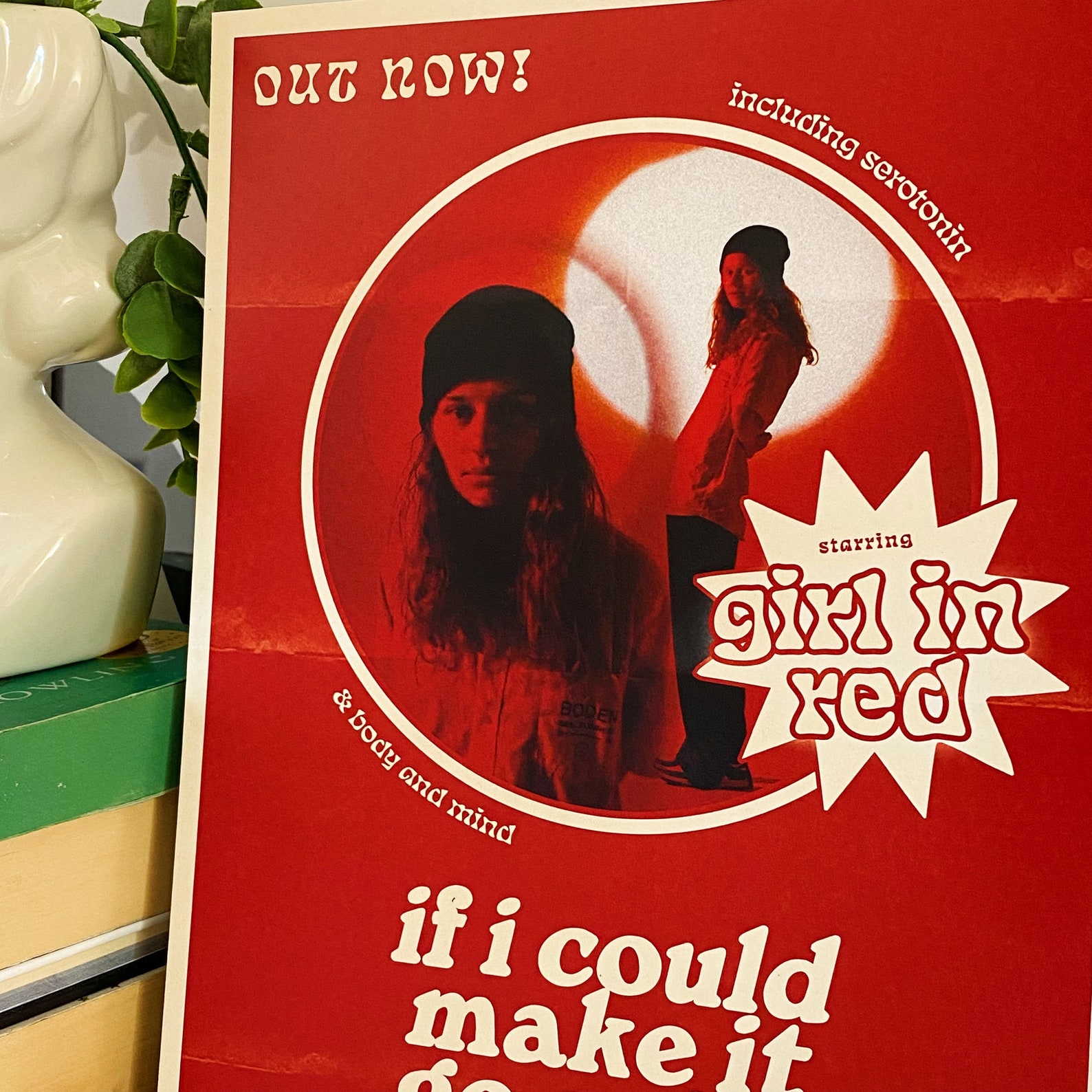 Girl in Red If I Could Make It Go Quiet Retro Movie Poster A4 Etsy Canada