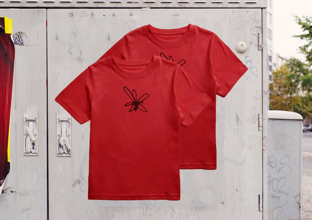 Beabadoobee Beatopia, Lino Print Red Baby Tee Tshirt Etsy