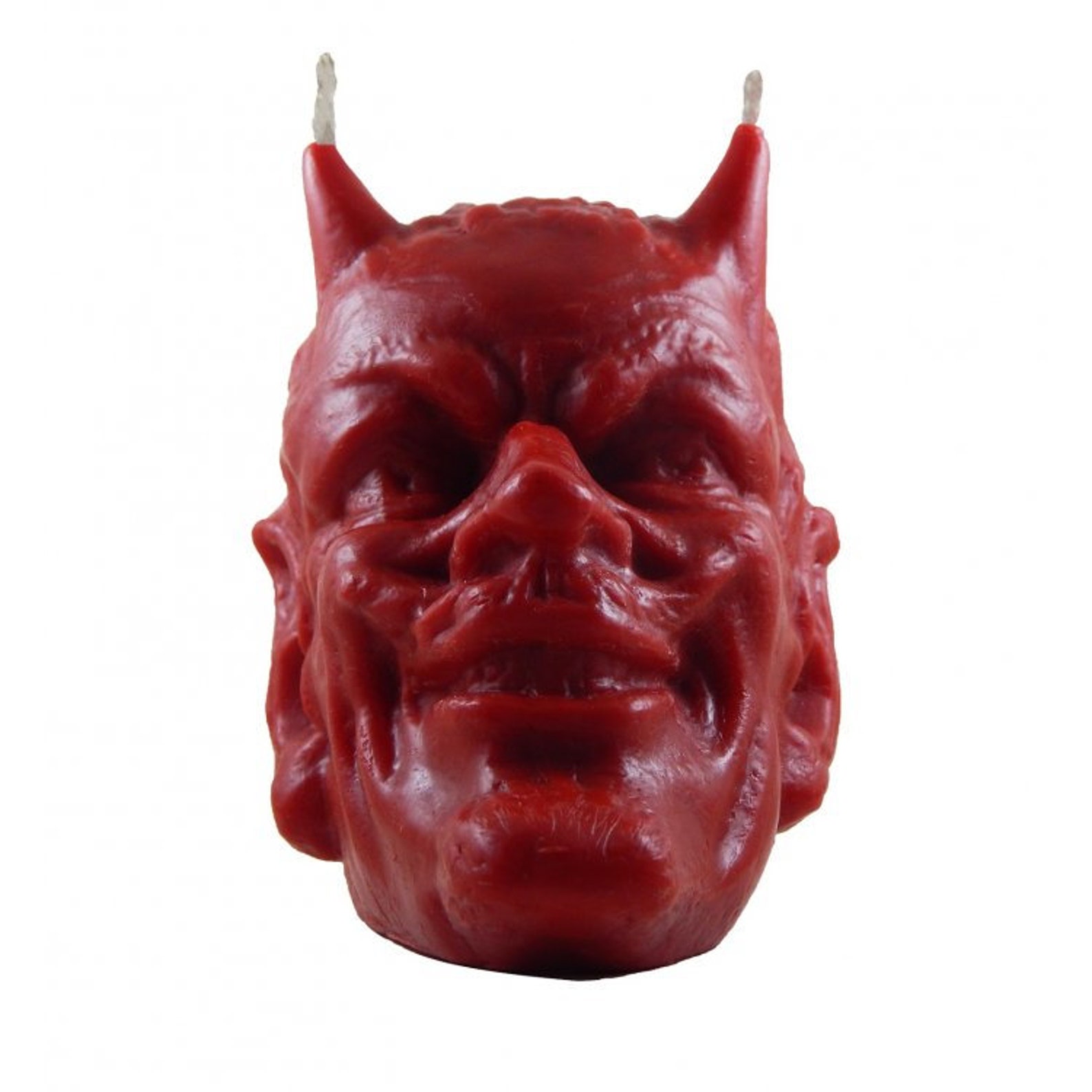 The Devils head candle red Candle devil for the magic Etsy
