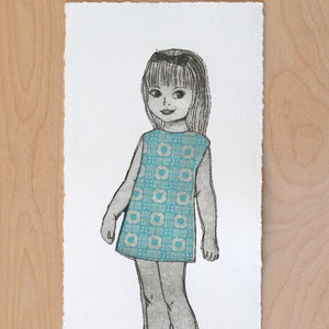Engraving Girl