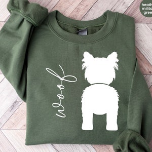 Cute Terrier Sweatshirt, Dog Mom Long Sleeve Shirt, Dog Owner Gift, Terrier Mom Hoodie, Westie Terrier Dog Birthday Hooded, Dog Mom Gifts