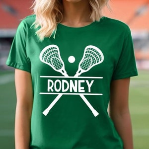 Custom Lacrosse Mom Shirt, Lacrosse T-Shirt, Personalized Lacrosse Gifts, Lacrosse Clothes, Lacrosse Graphic Tees, Sports Outfit