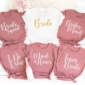 Bridesmaid Gift, Bride Shirt, Maid of Honor Shirt, Bachelorette Party, Bachelorette Party Shirts, Team Bride Shirt, Bride's Babe, Bride Gift