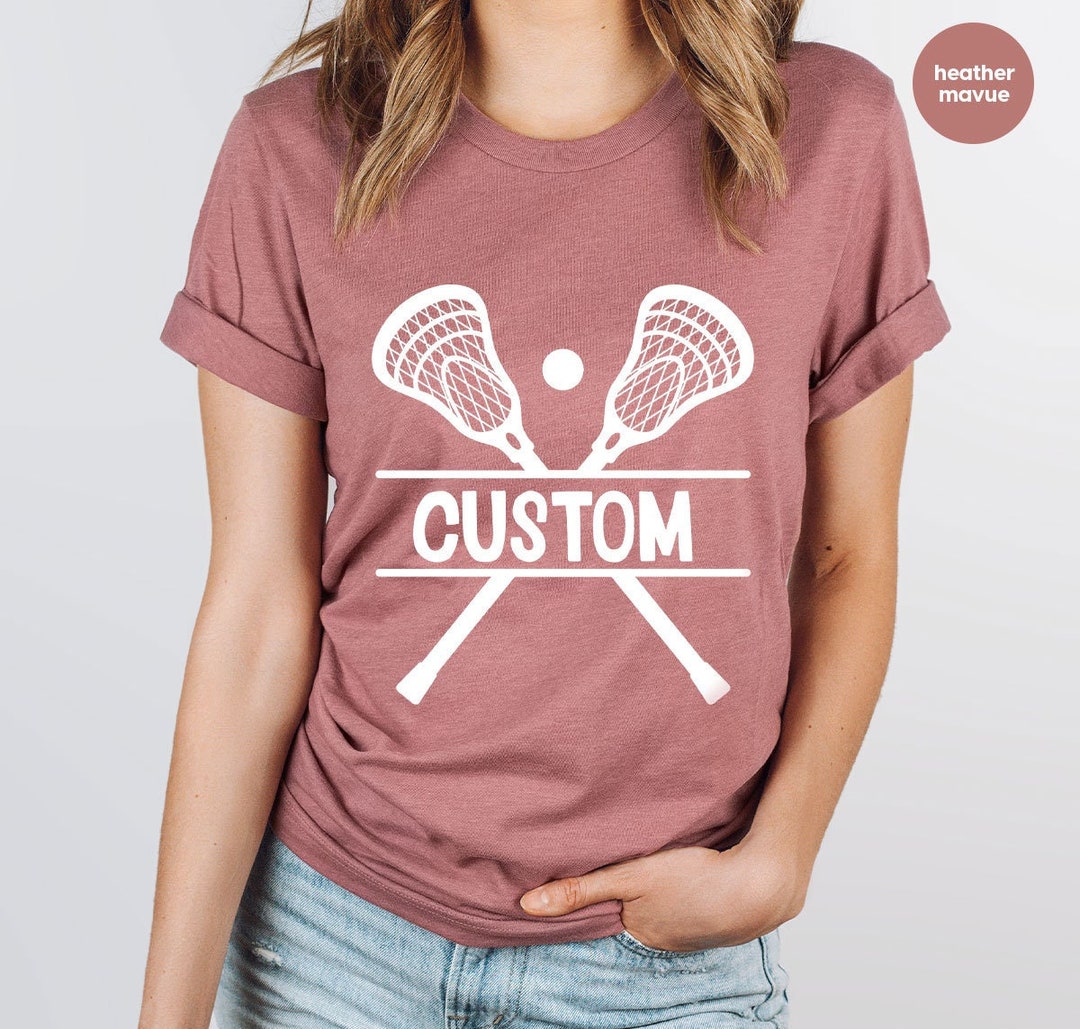Custom Lacrosse Mom Shirt, Lacrosse Tshirt, Personalized Lacrosse