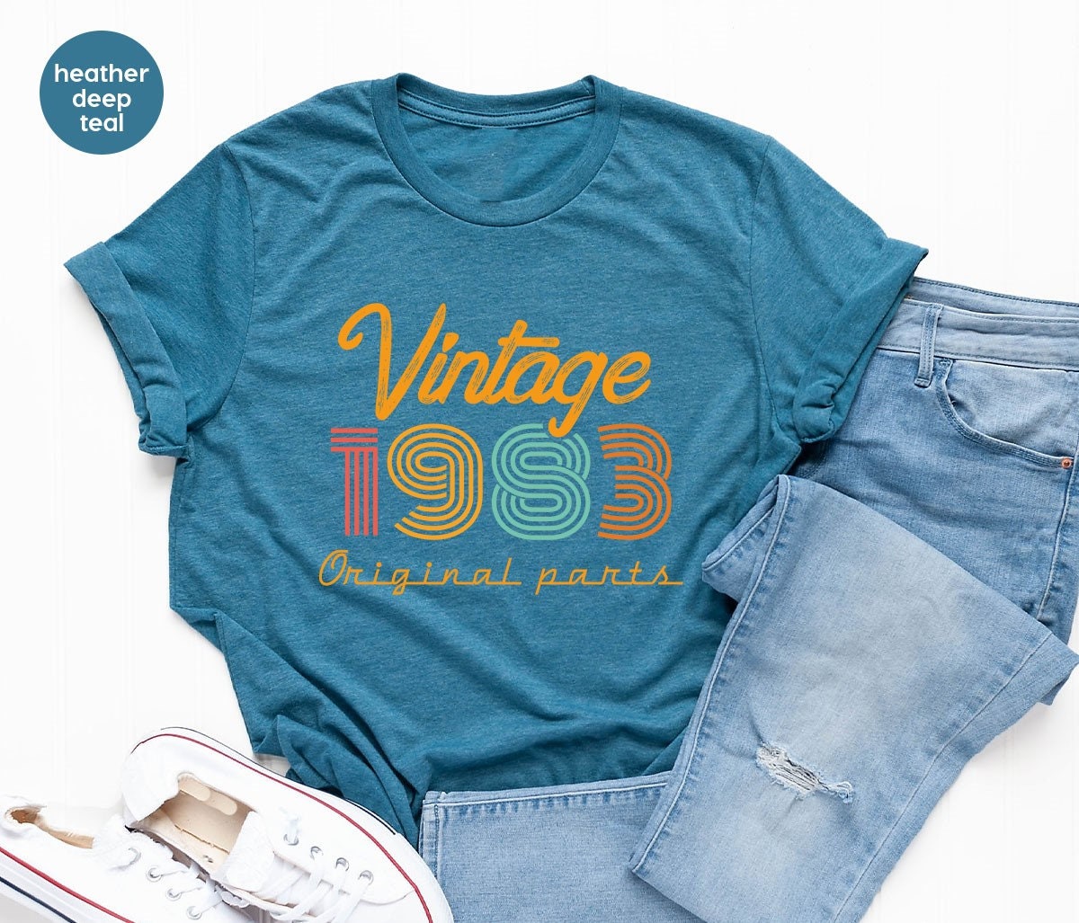 Discover 40th Birthday Shirt, Vintage Sweatshirt, Vintage 1983 Shirt, 40th Birthday T-Shirt