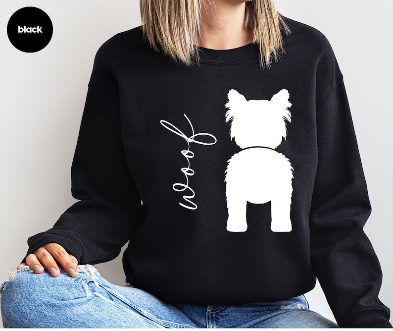 Camisetas con estampados de perros para dueños de perros, regalos para mamás perrunas, lindas camisetas de terrier para mamás perrunas, camiseta de cumpleaños de Westie Terrier, regalos para perros para ella imagen 10