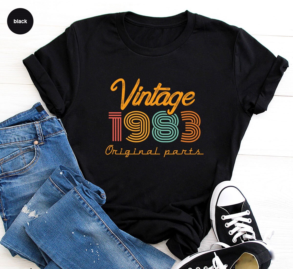 Discover 40th Birthday Shirt, Vintage Sweatshirt, Vintage 1983 Shirt, 40th Birthday T-Shirt