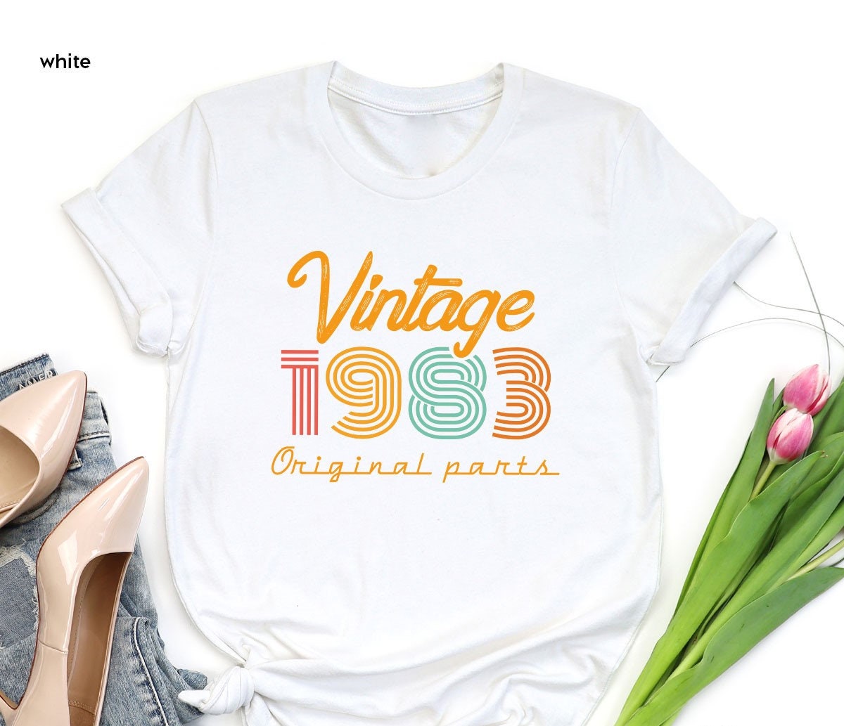 Discover 40th Birthday Shirt, Vintage Sweatshirt, Vintage 1983 Shirt, 40th Birthday T-Shirt