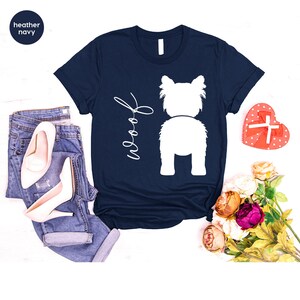 Camisetas con estampados de perros para dueños de perros, regalos para mamás perrunas, lindas camisetas de terrier para mamás perrunas, camiseta de cumpleaños de Westie Terrier, regalos para perros para ella imagen 9