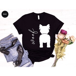 Camisetas con estampados de perros para dueños de perros, regalos para mamás perrunas, lindas camisetas de terrier para mamás perrunas, camiseta de cumpleaños de Westie Terrier, regalos para perros para ella imagen 5