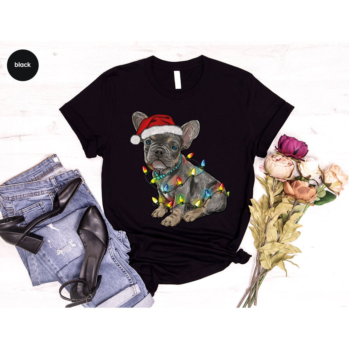 Discover Christmas French Bulldog Sweatshirt