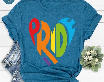 Gay Pride Shirt, LGBTQ Vneck Shirt, Pride Gifts, Gay Outfit, Gay Shirt, Pride Month Outfit, LGBT Shirt, Pride Graphic Tees