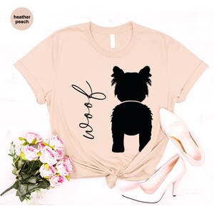 Camisetas con estampados de perros para dueños de perros, regalos para mamás perrunas, lindas camisetas de terrier para mamás perrunas, camiseta de cumpleaños de Westie Terrier, regalos para perros para ella imagen 6