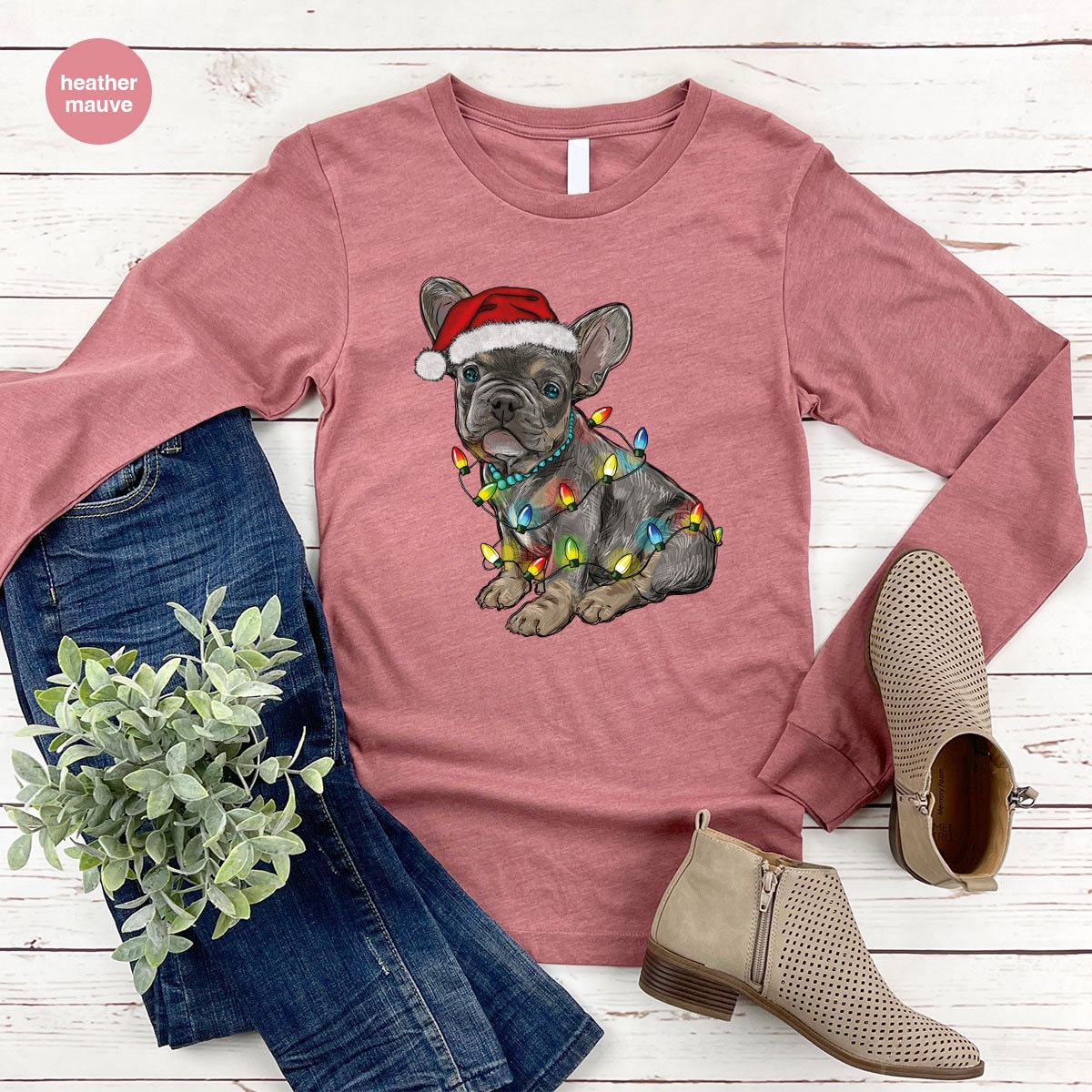 Discover Christmas French Bulldog Mom Sweatshirt