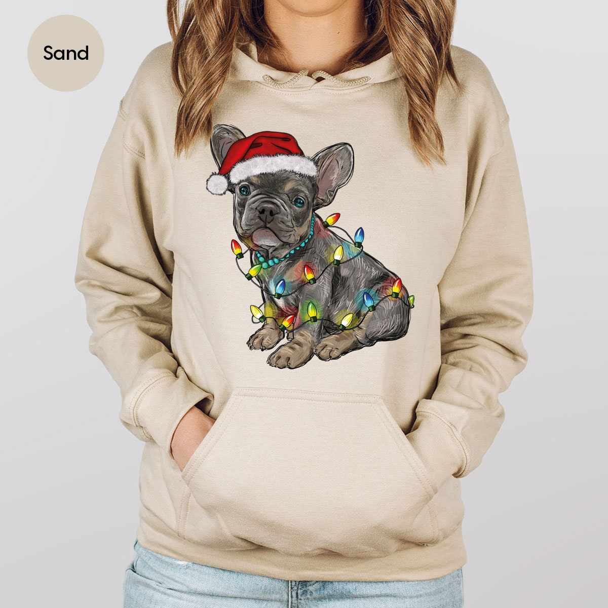 Discover Christmas French Bulldog Mom Sweatshirt