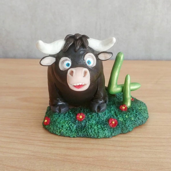 personalized disney bull figurine for birthday theme firm, cake topper