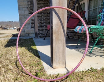 28" 5/8ths Rose Gold Holo Polypro Hoop