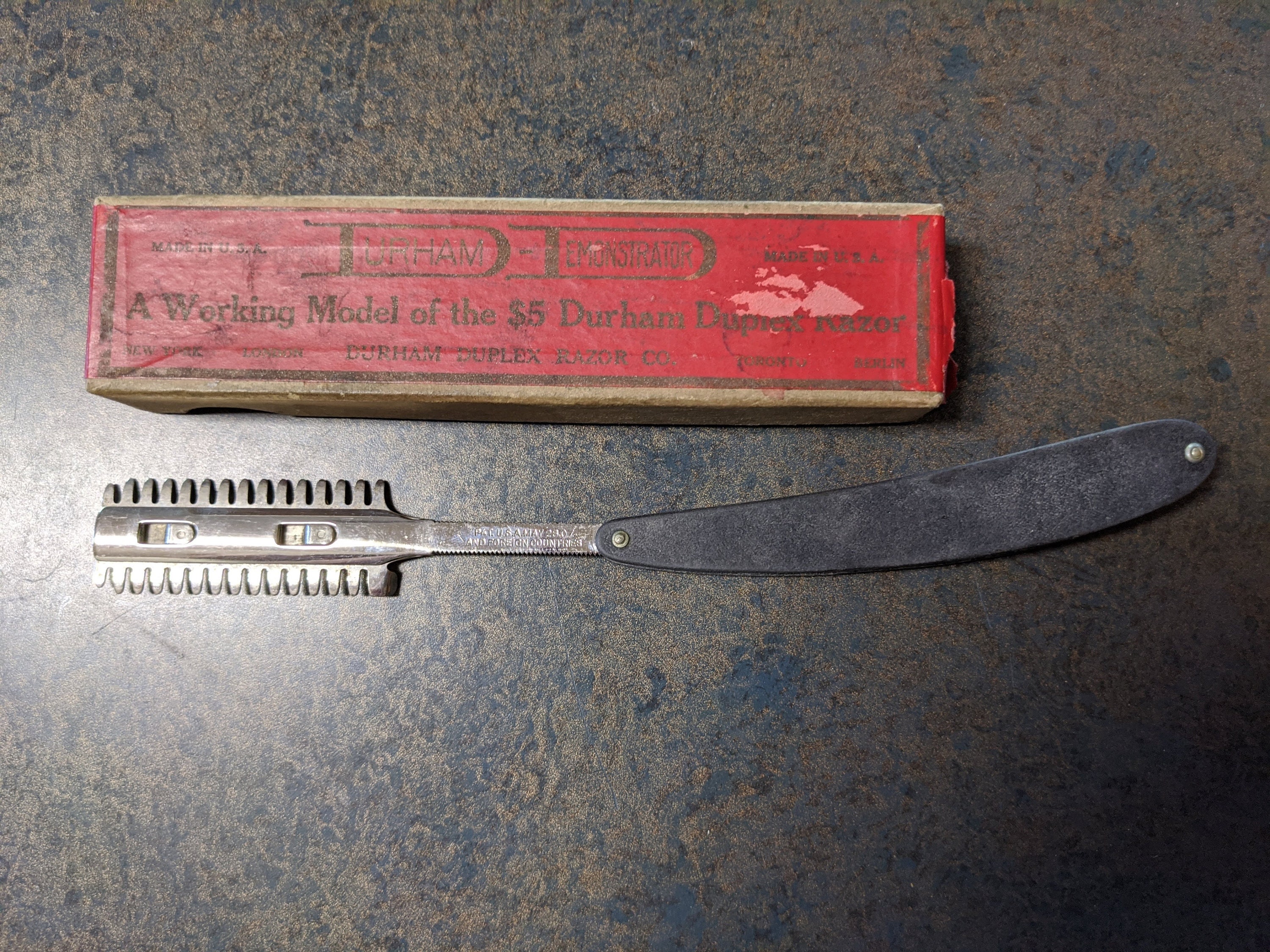 Vintage Durham Duplex Razor - Etsy