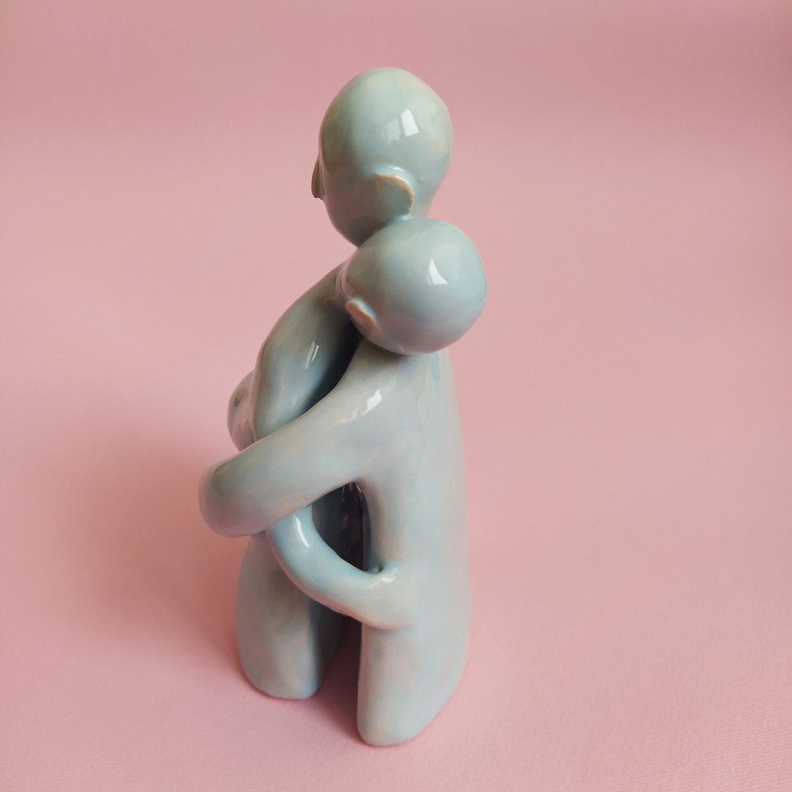Handmade Ceramic Hug Sculpture / Embrace Sculpture / Love Etsy