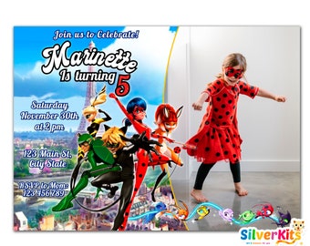 Miraculous Invite Etsy Miraculous Invite Etsy