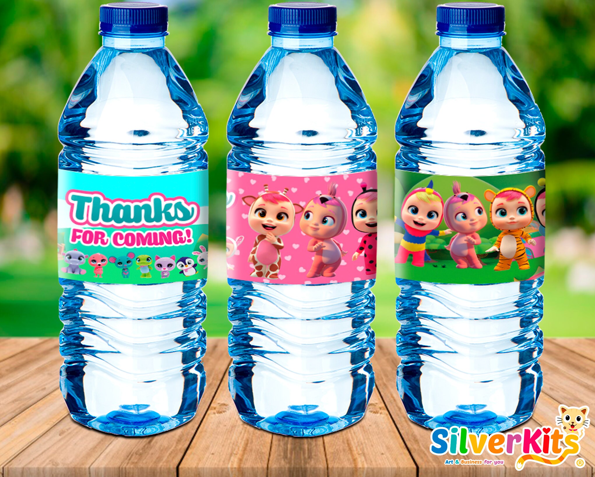 Cry babies Magic Tears Bottle Water label Included 3 Labels Etsy