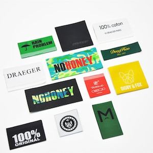 Custom Woven Label Hem Tag Sewing Labels Clothing Label, clothing tags , clothing label, custom woven labels