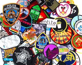 100pcs Custom Patches, Custom Embroidered Patches, Custom own patches,Iron on Embroidered Patches, Wholesale Patches