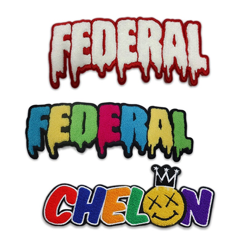 Chenille Letters Patches Custom Chenille Patches Chenille Etsy