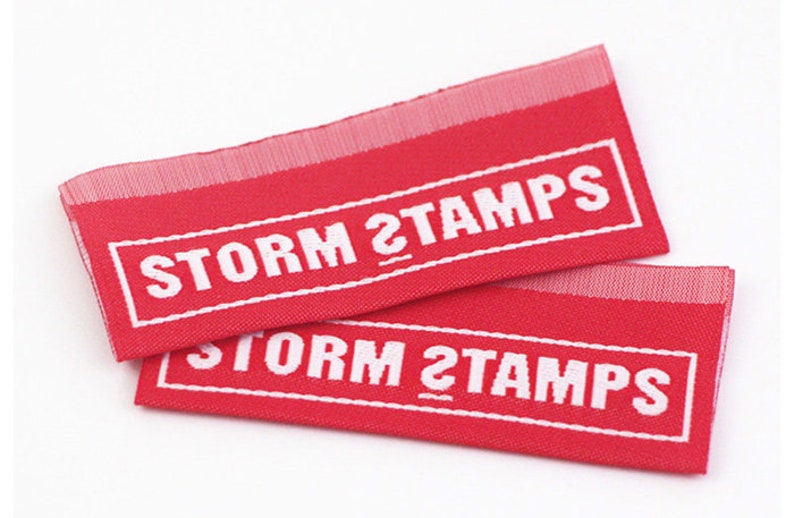High Quality Custom Woven Label, Custom Clothing Flag, Custom Woven Size Label, Custom Fabric Labels, Personalized tags sew in fabric labels image 6