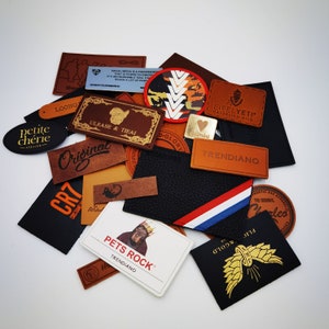 Custom leather hem tags, pu label for hat, leather patch custom, leather labels for handmade items, leather patches custom, pu leather