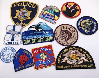 Custom Patches, Custom Embroidered Patches, Iron on Embroidered Patches, Wholesale Patches, Custom own patches, Personalized Patches