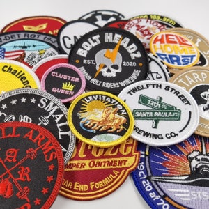 Custom embroidered patch, Iron on Embroidered Patches, Patches for Jackets, Wholesale Patches.
