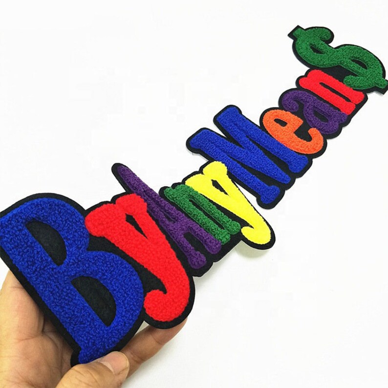 Handmade Custom Chenille Letters Custom Chenille Patches Etsy