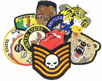 Custom Embroidered patch, embroidered logo patch, Personalized Embroidered patch, Wholesale Patches