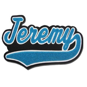 Parches de chenilla personalizados, letras de parches de chenilla, parches de chenilla Letterman, letras universitarias de chenilla, parches de bordado de chenilla