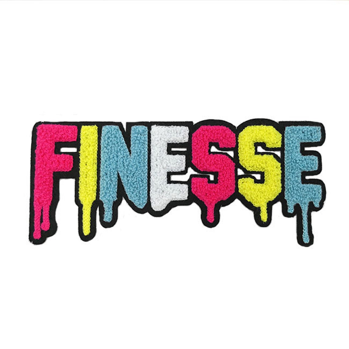 Custom Logo Chenille Patches Colourful Chenille Patch Etsy