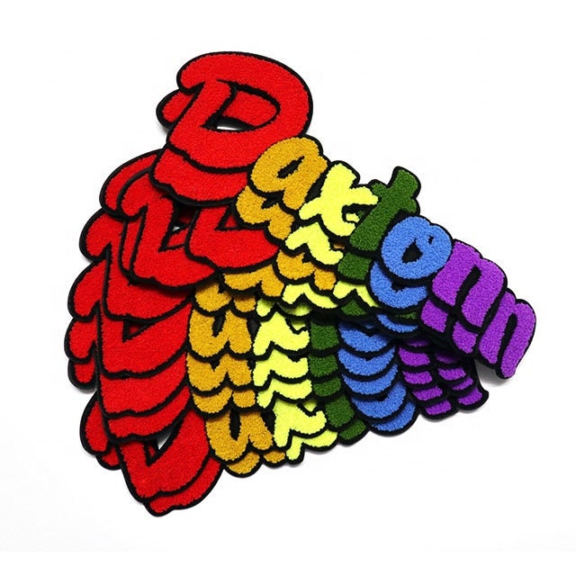 Patchs Chenille logo personnalisés Patch Chenille coloré Etsy