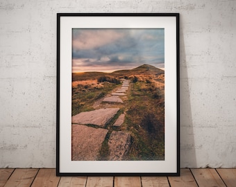 First Light Portrait | Shutlingsloe | Sunrise in the Peak District | Print