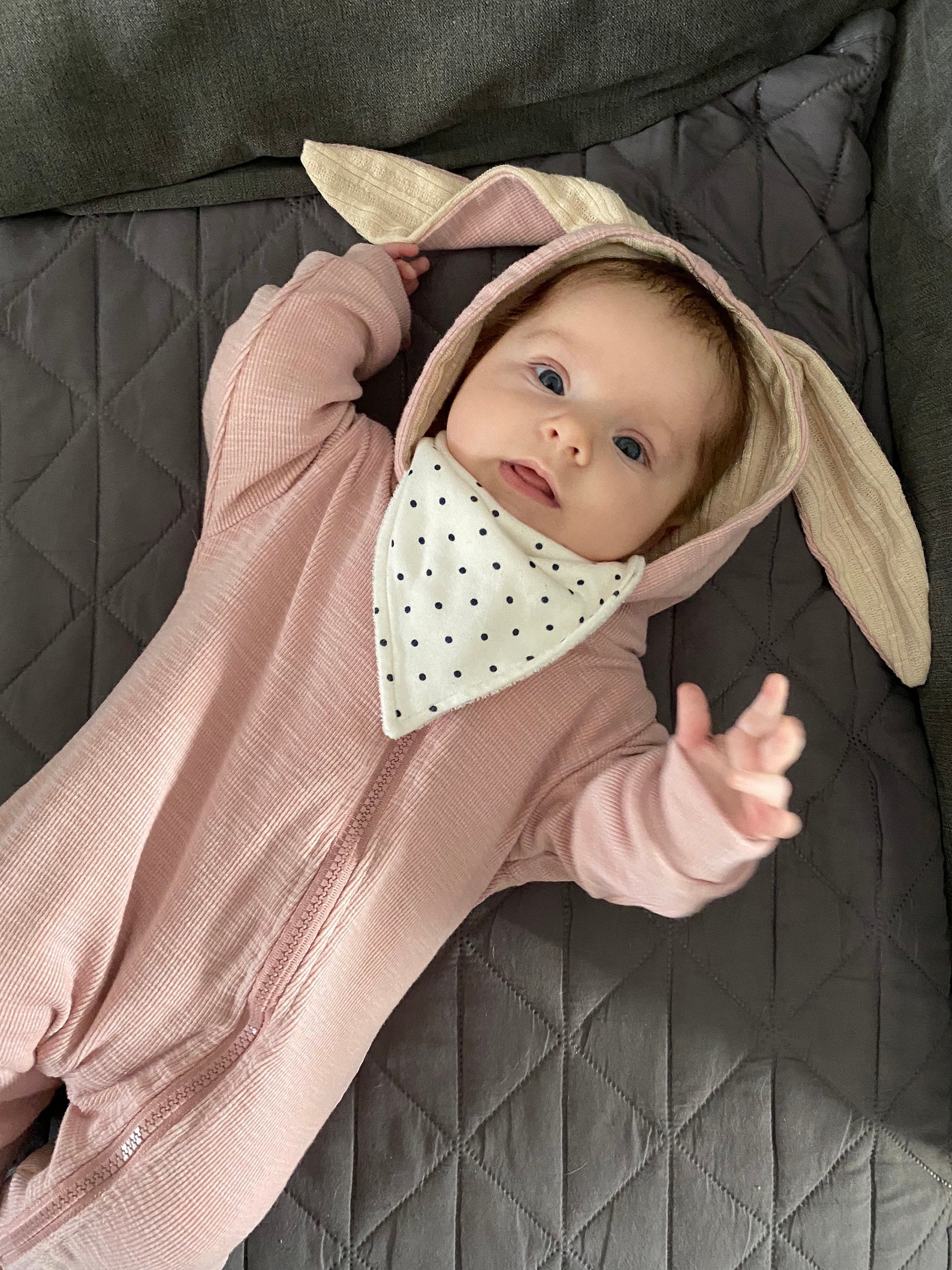 Personalised Pink Bunny Romper Etsy