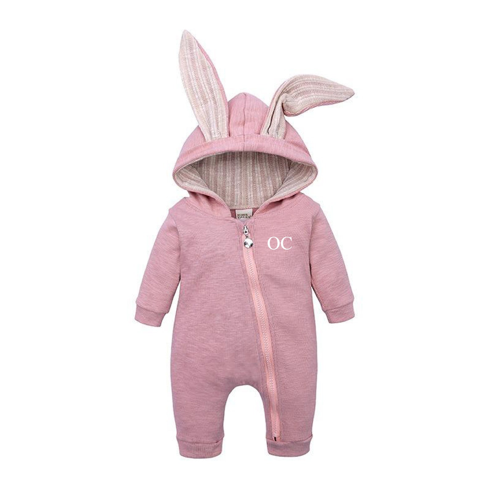 Personalised Pink Bunny Romper Etsy