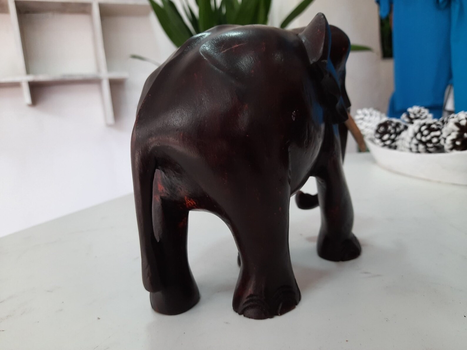 Geschnitzte Hölzerne Elefant Elefant Holzschnitzerei Home | Etsy