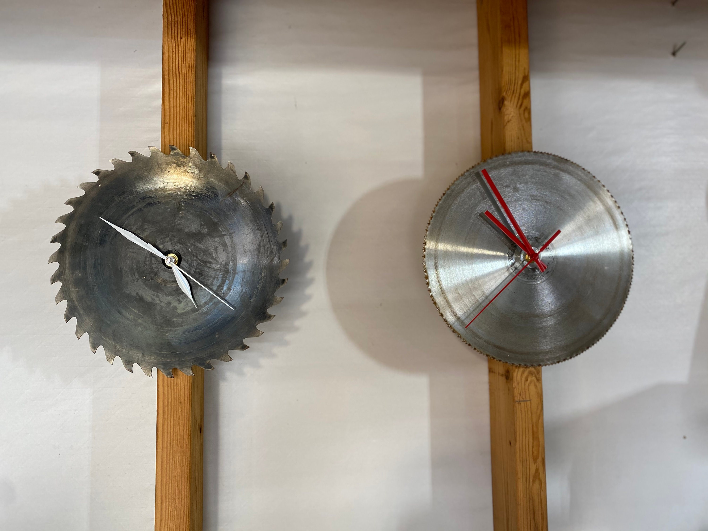 Custom Desktop Saw Blade Clock Etsy Ireland