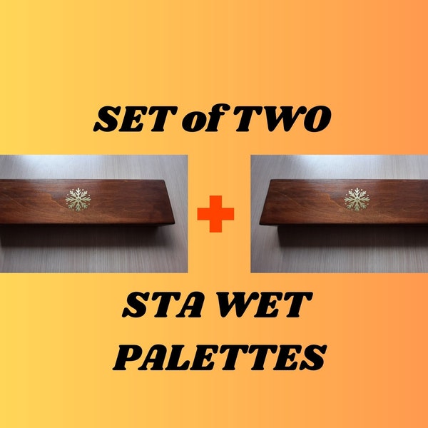 2er SET Sta-wet Palettenkoffer für Ölfarben
