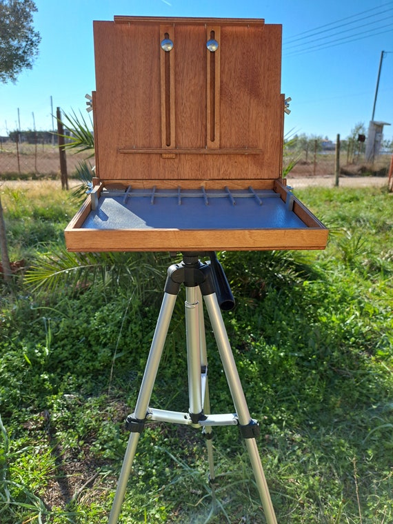 Magnetic Sketch Easel Plein Air Easel Plein Air Watercolorist Camera Tripod Easel Sketch Easel Fits On A Camera Tripod Magnetic Drawing Board C80