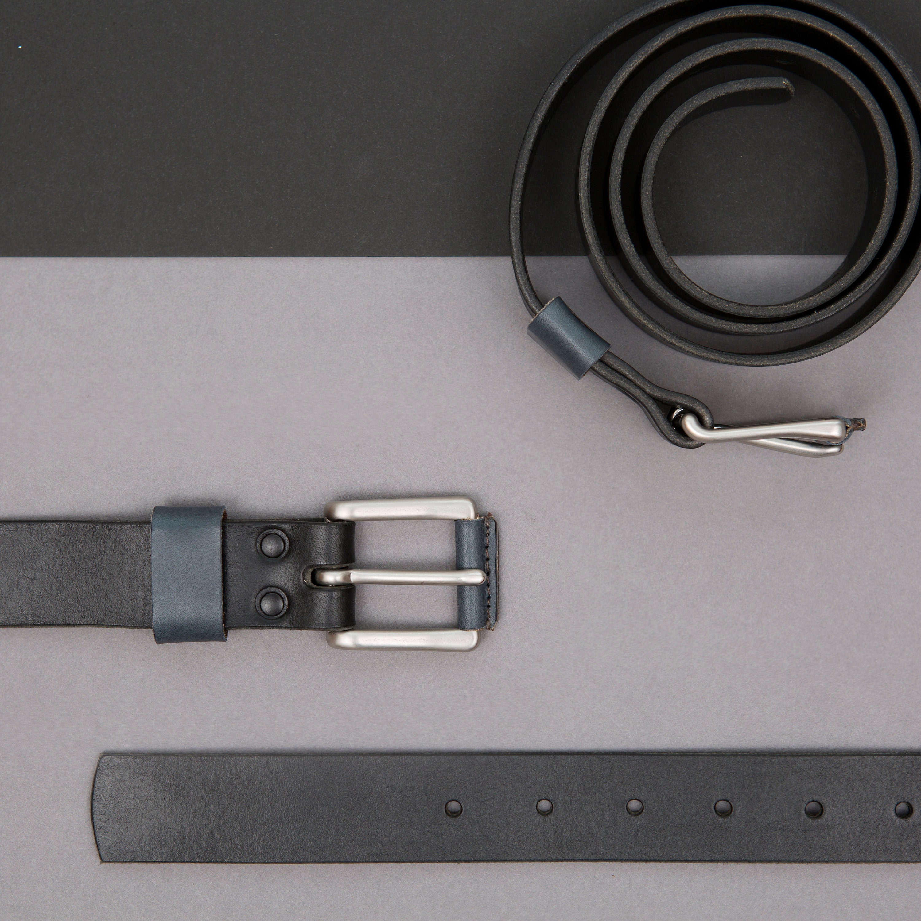 0040~30mm paint effect leather belt