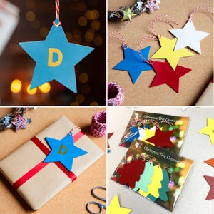 Leather Christmas Star Decorations Set image 4