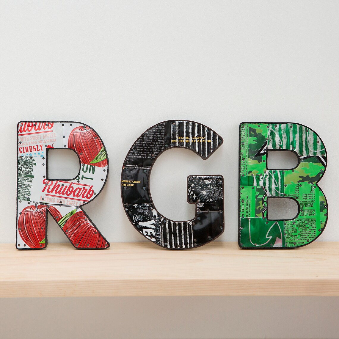 Decorative Drinks Can Letters Etsy UK