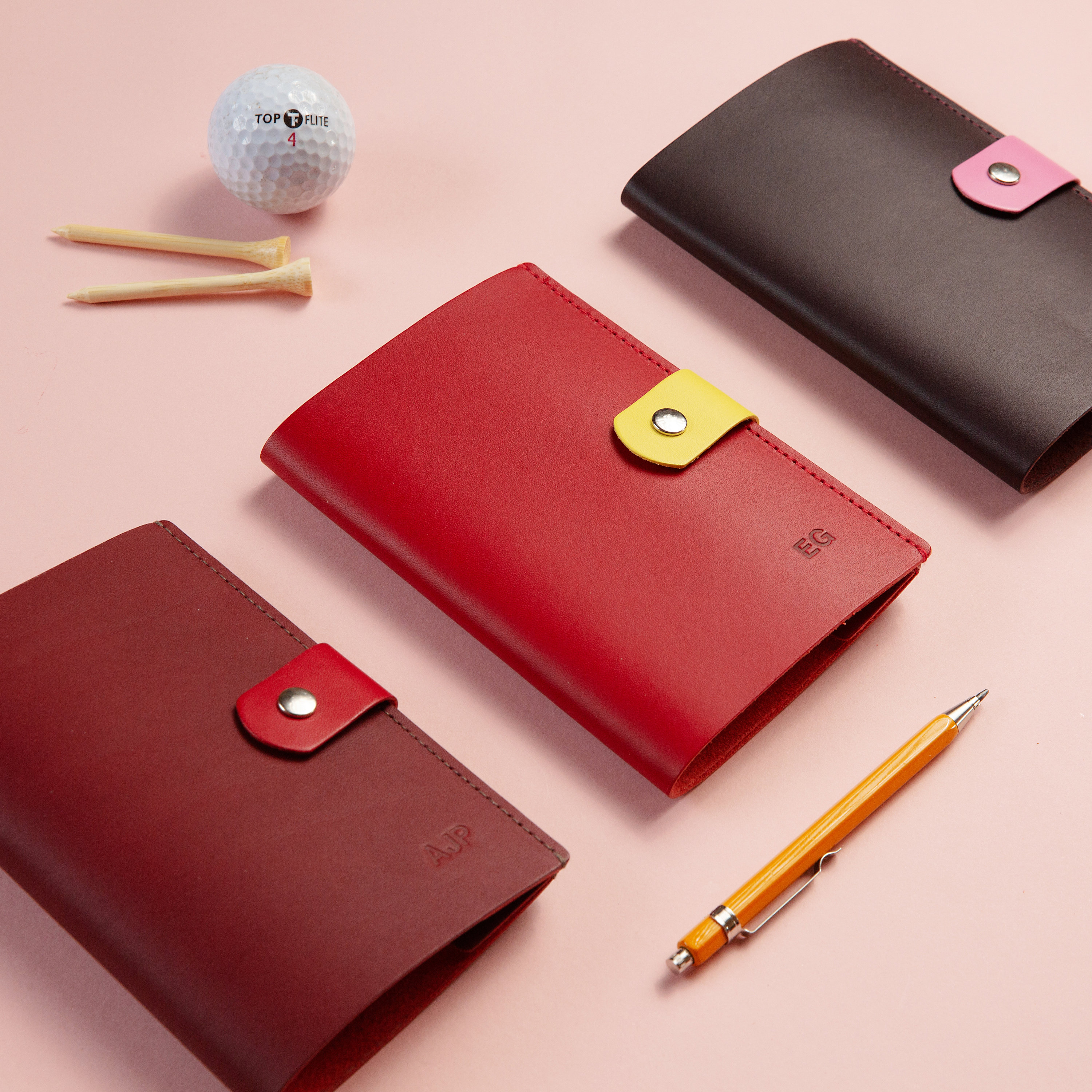 Personalized Leather Golf Score Card Wallet – Custom Golf Gifts for Him or Her