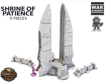 Ethereal Shrine of Patience - Scenery Terrain set for War Games 28mm/32mm