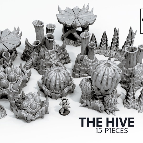 The Hive Alien Landschaftsgelände für Kriegsspiele 28/32mm